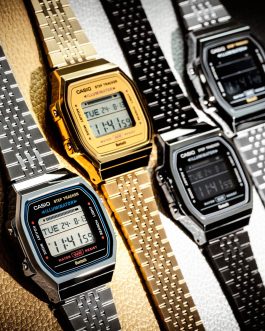 CASIO VINTAGE Mod. BLUETOOTH®  SMARTPHONE LINK – built-in accelerometer senses body movements + steps counter