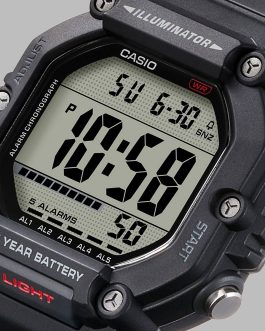 CASIO SPORT COLLECTION Mod. OVERSIZE 10 YEARS BATTERY – BLACK