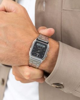 CASIO VINTAGE Mod. EDGY COLLECTION SUNRAY DIAL – BLACK