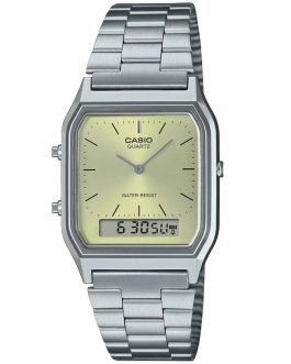 CASIO VINTAGE Mod. EDGY COLLECTION SUNRAY DIAL – GREEN LEMON