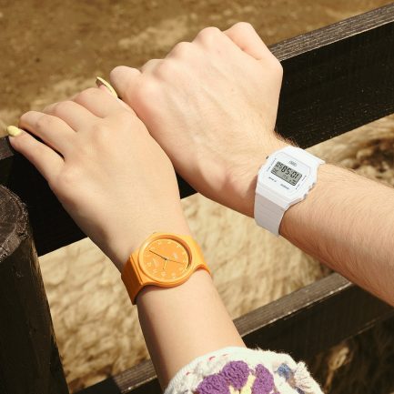 CASIO VINTAGE Mod. F-91 BIO RESIN STRAP - WHITE - immagine 4