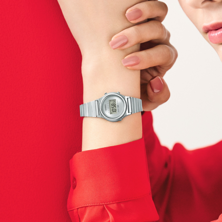 CASIO VINTAGE Mod. MINI COLLECTION SLIM ROUND - SILVER - immagine 2