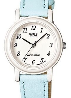 CASIO COLLECTION Mod. POP LADY, LEATHER – PASTEL BLUE