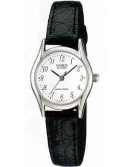 CASIO COLLECTION Mod. ONLY TIME, LEATHER – WHITE