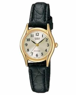 CASIO COLLECTION Mod. ONLY TIME, LEATHER – GOLD
