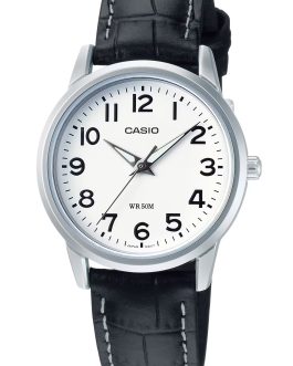 CASIO COLLECTION Mod. LADY 3H – LEATHER, WHITE