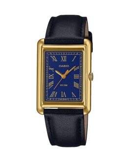 CASIO COLLECTION Mod. LADY TANK, GOLD, LEATHER - BLUE