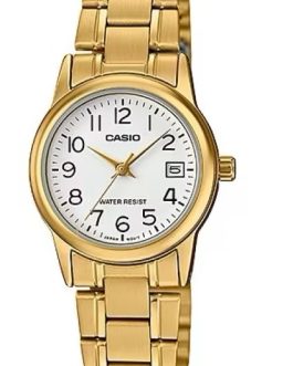 CASIO COLLECTION Mod. LADY DATE, GOLD – WHITE