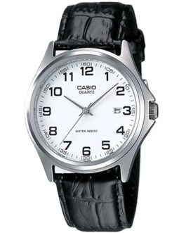 CASIO COLLECTION Mod. DATE – LEATHER, WHITE