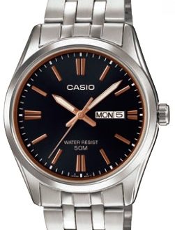 CASIO COLLECTION Mod. DATE, BRACELET - BLACK