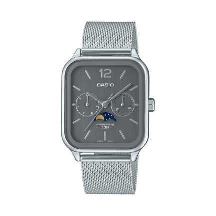 CASIO COLLECTION Mod. MOONPHASES - GREY MESH
