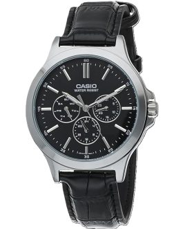 CASIO COLLECTION Mod. MULTIFUNCTION, LEATHER – BLACK