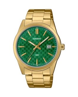 CASIO COLLECTION Mod. DATE GOLD – CARBON LOOK – GREEN