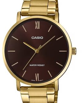 CASIO COLLECTION Mod. MINIMAL GOLD - BROWN