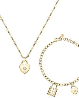 MORELLATO GIOIELLI Mod. ABBRACCIO Necklace + Bracelet Special Pack