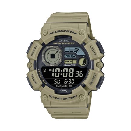 CASIO SPORT Mod. ILLUMINATOR 10 YEARS BATTERY - SAND