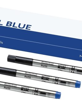 MONTBLANC Mod. ROYAL BLUE - BALLPOINT PEN REFILLS - MEDIUM - 3 PCS