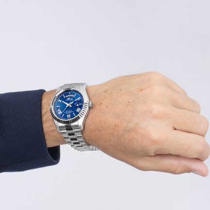 LOTUS WATCHES Mod. FREEDOM Day Date BLUE - immagine 5