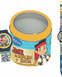 WALT DISNEY KID WATCH Mod. JAKE THE PIRATE - Tin box