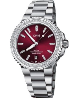 ORIS MOD. AQUIS DATE DIAMONDS