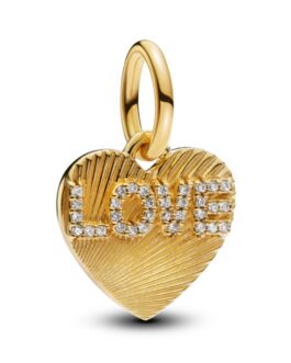 PANDORA CHARMS Mod. ENGRAVABLE LOVE HEART DANGLE