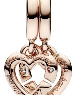 PANDORA CHARMS Mod. LINKED SISTER HEARTS