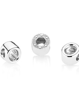 PANDORA CHARMS Mod. LETTER O SILVER