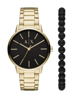 ARMANI EXCHANGE MOD. CAYDE Set + bracelet