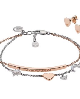EMPORIO ARMANI JEWELS Mod. SENTIMENTAL Special Pack + Earring