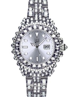 LIGHT TIME Mod. MEDITERRANEO - Full Strass / Silver