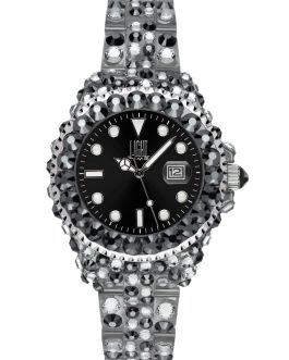 LIGHT TIME Mod. MEDITERRANEO – Full Strass / Black