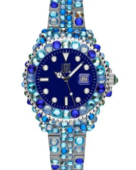 LIGHT TIME Mod. MEDITERRANEO – Full Strass / Blue