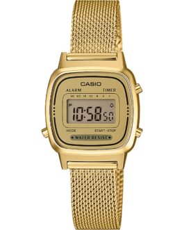 CASIO VINTAGE Mod. ICONIC MINI STEEL GOLD MESH