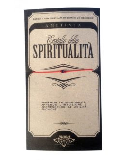 MANA Mod. AMETISTA/SPIRITUALITÀ – 5pcs