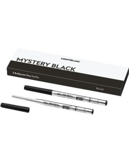 MONTBLANC Mod. MISTERY BLACK –  BALLPOINT PEN REFILLS – BROAD -2 PCS