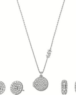 MICHAEL KORS PREMIUM SILVER COLLECTION Mod. BRILLIANCE Special Pack + 2 Pairs Earrings