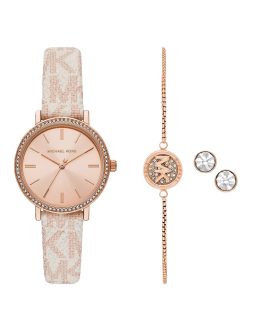 MICHAEL KORS Mod. ADDYSON Special Pack + Bracelet + Earrings