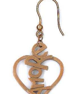 AMBROSINI JEWELS – ORECCHINI ARGENTO 925° cuore finitura rosé satinata