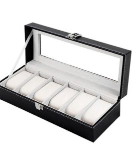 Cofanetto porta orologi / Watch case (32x11x13 cm) BLACK