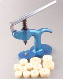 Pressa con 12 tasselli per orologi con fondello a pressione / 12 dowels press to close pressure back watches