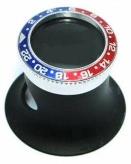 Monocolo con lunetta pepsi 5X – Eyeglass loupe with Pepsi bezel 5X