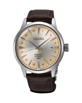 SEIKO PRESAGE Mod. COCKTAIL AUTOMATIC – LEATHER, CREAM