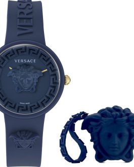 VERSACE Mod. MEDUSA POP 3H + VERSACE BLUE SILICON PURSE